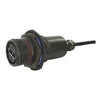 Amphenol Socapex USBFSC72G USB Connectors USBF Spring Loaded, Jam Nut Receptacle, Solder (4 tinned holes), Alumninum Shell, Olive drab plating