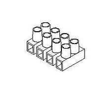Molex 39100-2004 Wire-to-Wire Eurostyle Barrier Strip TERM STRIP 10MM HIGH PROF 4 CIR WHT
