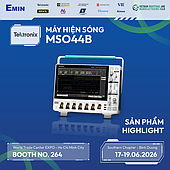 The Tektronix MSO44B was showcased at the EMIN booth at VIMF Binh Duong 2026