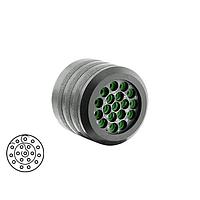 Eaton Souriau-Sunbank CL113101 Cable Clamp / Backshells 18P Skt Backnut Sz 3 Sealed