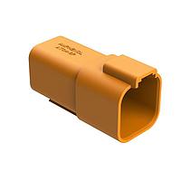 Amphenol SINE Systems AT04-6P-ORG Connectors A SERIES-AT-CONNECTORS