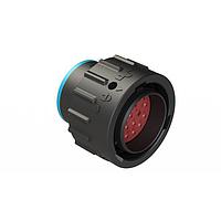 Amphenol SINE Systems AHDP06-18-20PR-SRA Connectors Size 18 plug, 20 positions, pin, reversed arrangement, reduced diameter seal, smooth ring adapter