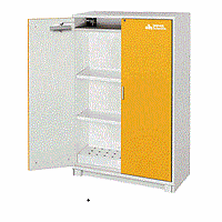DaiHan SCF90-700 Premium Acids/Corrosives Safety Cabinet (720L, Floor-Type)