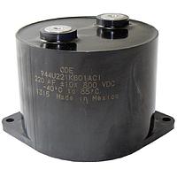 Cornell Dubilier (CDE) 944U101K102ABI Polypropylene Film Capacitors for DC Filtering 100uF 1kV M5 insert