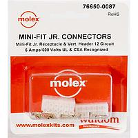 Molex 76650-0087 Connector Kits MiniFit Jr Conn Kit V Hdr Recept 12Ckt
