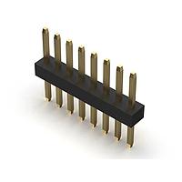 GCT (Global Connector Technology) BC020-37-A-0380-0300-L-G Board to Board & Mezzanine Connectors 37w, 1.0mm Pitch Pin Hdr, SIL, TH, Vert, GF, Box