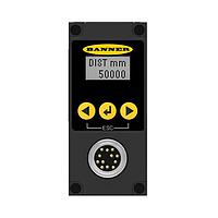 Banner Engineering LT7PIDQ Distance Sensor Modules - Finished Units LT7 Series: Laser Diffuse Time-of-Flight Sensor; Range: 500 mm - 10 m; 18-30 V dc; Outputs: Discrete 2 PNP Analog 4-20 mA RS-422 or SSI; M16 12-pin QD