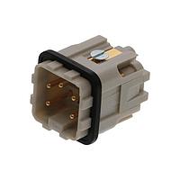 Molex 93601-0135 Heavy Duty Power Connectors S-A 3/4 4P Male gold 7204.6102.4