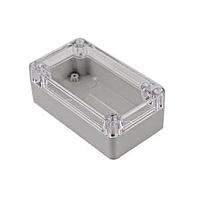 Hammond Manufacturing RZ0203C Enclosure LT GY PC W/CLEAR LID 4.53x 2.56x 1.57 IN