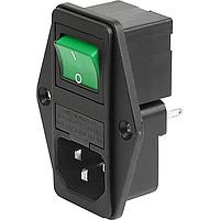 Schurter 4304.6087 Inlets 6765 PWR ENTRY MODUL 10A 70C