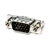 Kycon K86X-ED-15P-BRJ High Density D-Sub Connectors HD15M VERT FRMD B/L J/S