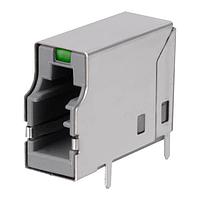 Stewart Connector SS-69000-001 Single Pair Ethernet Single Pair Ethernet Jack   Horizontal  NF Shielded  With Light Pipe