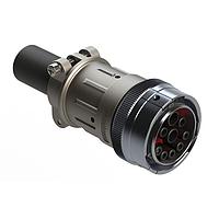 Amphenol SINE Systems AHDBM06-24-91SR16-059 Receptacles Size 24, 9 Position ISOBUS Plug Kit, Socket, Reduced Seal, Wide Thread Adapter (WTA), Cable Clamp Backshell, Break-Away. Note: Use (Size 8)  PN# AT62-203-08141-16 contacts for 6AWG/16mm  applications