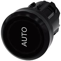 SIEMENS 3SU10010AB100AQ0 Flat Button PUSHBUTTON, MOM, BLK, FLUSH