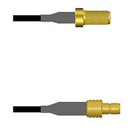 Amphenol Custom Cable Q-7103L0003108i RF Cable Assemblies SMA-SJ/SMB-SJ G174 108I