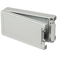 BOPLA 00125225 General Purpose ENCLOSURE, BOCUBE ALU, 259 X 128 X 60MM, LT GRAY, HINGED LID, MEM, ALUMINUM, BA 241306 F-7035