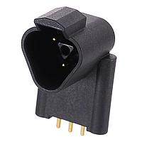 Amphenol SINE Systems ATF13-3P-BM31J1939 Headers 3 Pin 3X Screw Boss Ext Height Gld J1939