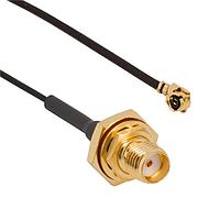 Amphenol RF 336309-12-0150 RF Cable Assemblies SMA Jack-AMC RA Plug 113mm Cable, 150mm