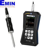 PCE VT 3900S Vibration Meter (0~399,9 m/s²; 0~399,9 mm/s; 600~50000 RPM; 0~3,9 mm)