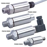 OMEGA PX309-015A5V General Purpose, Stainless Steel Pressure Transducers (Absolute, 15 psi, NPT Male, 1/4 in)