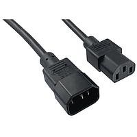 Qualtek Electronics 318007-01 AC Power Extension Cord 3'3" 3 X 16 3 COND
