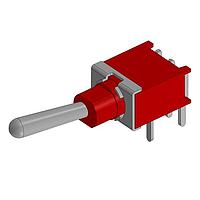 Dailywell 2AS1T1A01M6QES Toggle Switches SPDT ON-ON RT ANG PC