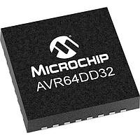 Microchip Technology AVR64DD32T-E/RXB MCUs 64KB, 8KB RAM, 32p, 24MHz, MVIO, 12b ADC, ZCD, DAC, 2xUART, SPI, TWI