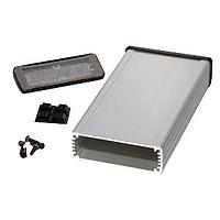 Hammond Manufacturing 1457J1602E EMI/RFI Shielded EMI/RFI Alum/Flanged 6.3x3.3x1.12" Clear