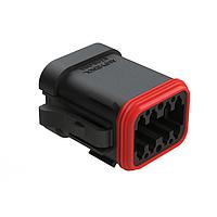 Amphenol SINE Systems AT06-08SB-MM01 Connectors 8P PLUG W/ CAP SEAL KEY POSITION B