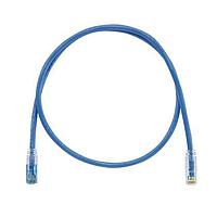 Panduit UTPKSP3MBU Cat 6 Keyed Copper Patch Cord, Cat 6, Blue UTP