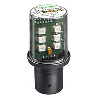 SCHNEIDER DL1BDB3 LED BA15D 24VAC/DC GREEN LED