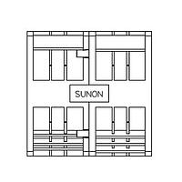 Sunon PF80801BX-000U-A9H Axial Axial Fan, 80x80x80mm, 12VDC, 5.44"H2O, Auto Restart, Low Vibration/High Airflow