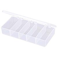 Flambeau T215 Multiple Compartment Five-Compartment Box 6 3/4" X 3 3/16" X 1 3/16" (17.15 x 8.10 x 3.02 cm)