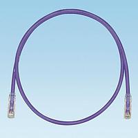 Panduit UTPSP35VLY Cat 6 Copper Patch Cord, Cat 6, Violet UTP Cab
