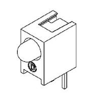 Dialight HLMP1719101F LED Circuit Board Indicators CBI 3MM LC YELLOW