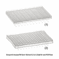 Simport SP.T323.103N Plate for pcr, natural, 0.2ml
