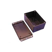 Hammond Manufacturing 1591XXTSFLBK Flanged Enclosure ABS w/Flanged Lid 4.8x3.2x2.2" Black