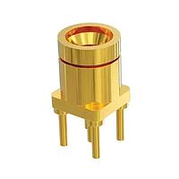 Samtec SMPM-PF-P-HG-ST-TH-1 Connectors 50 Ohm SMPM Plugs to 65 GHz