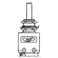 Honeywell 13AT117 Toggle Switches TOGGLE SW DPDT 2POS Sold term Spc DsnLvr
