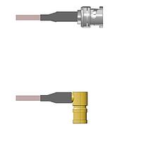 Amphenol Custom Cable Q-0K03T000R108i RF Cable Assemblies BNC-SP/SMB-RP G316D 108I