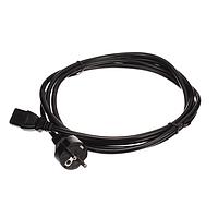 Qualtek Electronics 364002-D01 AC Power Cord Int 2.5m 3x1.00 C13 EURO Power Cord