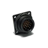 Amphenol LTW DC-05PMMP-LS7001 Standard Circular Connector Ceres, Large Size, Plastic, 20A, 05 pins, Male Connector, Male Contact, Square, 2 Points Lock, PCB 180, Receptacle, IP67
