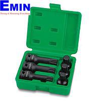 TOPTUL GDAI0601-  6PCS 1/2inch DR. Spline Impact Socket Bit Set