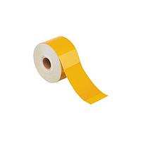 Panduit T100X000RX1 Wire Labels & Markers Reflective Continuous Tape, Yellow, 1.00