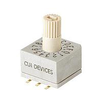 Same Sky (formerly CUI Devices) RDS7-16S-1065-73-SMT-TR-67 DIP Switches 16 Position Surface Mount 2.54 mm Pitch IP67 Flush 7.3 mm Raised Actuator