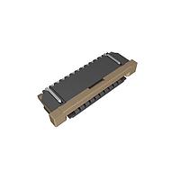 Amphenol FCI SFW11R-3STE1LF Board Mount 1.00mm Flex Connector, SFW-R series, 11 Position, Bottom side Contact, Side Entry Surface Mount ZIF Connector, Lead Free, with Cable Lock.