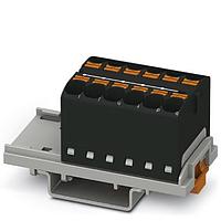 PHOENIX CONTACT 3273562 Push-In Distribution Block PTFIX 12X4-NS35 BK