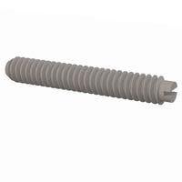 Essentra Components 010632S087 Set Screw Slotted Set Screw, Slotted Head, #6-32 Thread, 7/8 Lg