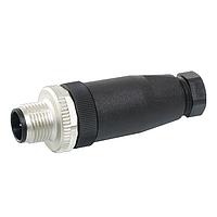 Murrelektronik 7000-12741-0000000 Connectors M12 MALE 0 WIREABLE SCREW TERM., 4-pol. max.0,75mm 6-8mm