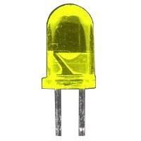 Kingbright WP710A10YD5V Single Color LEDs Yel 15mcd 588nm 40 deg 5V resistor
